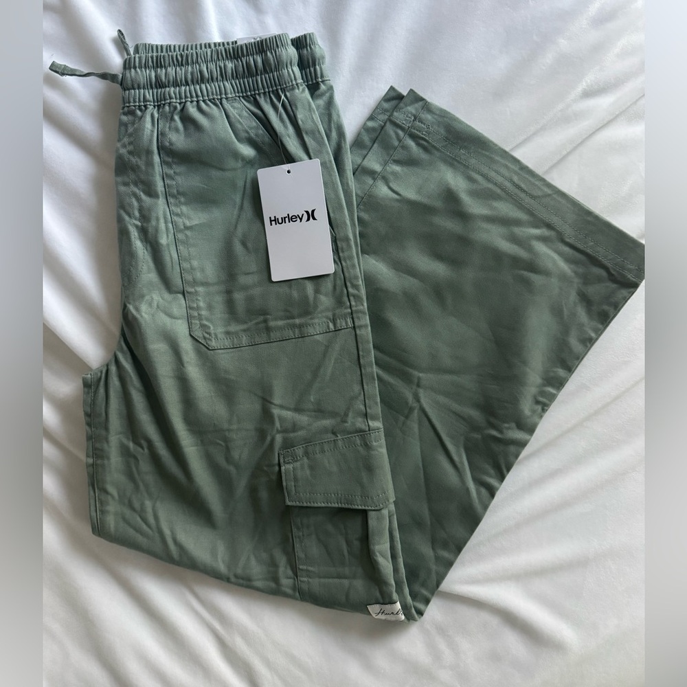 Hurley Olive Green Cargo Trousers